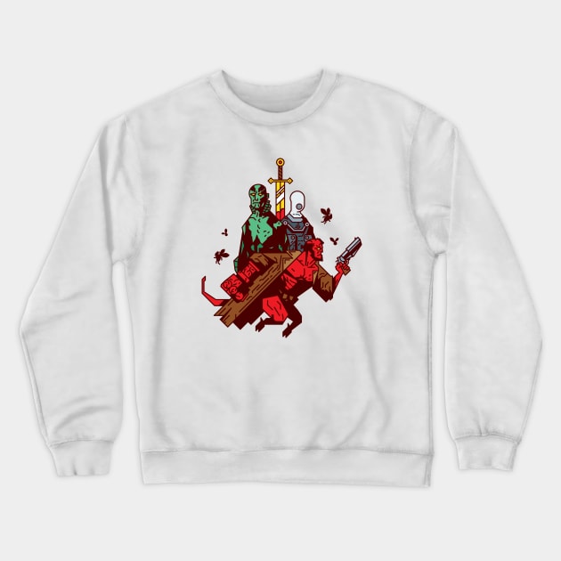 Red Right Hand & Friends Crewneck Sweatshirt by LAckas